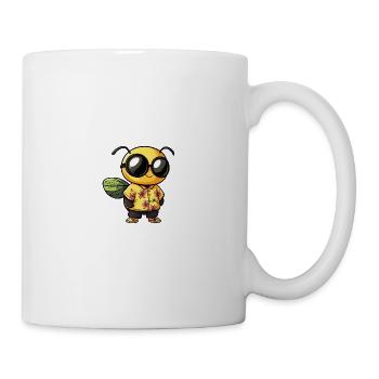 Abeille Fraîche Été - Mug blanc - blanc - Droite
