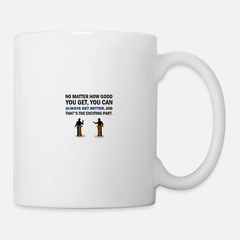 Débat - Mug blanc - blanc