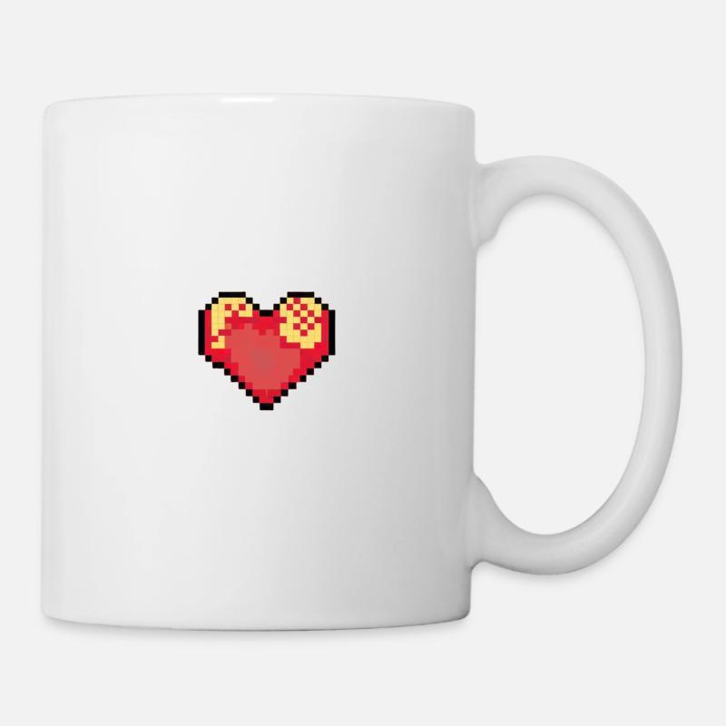 PixelHeart Bliss - Mug - white