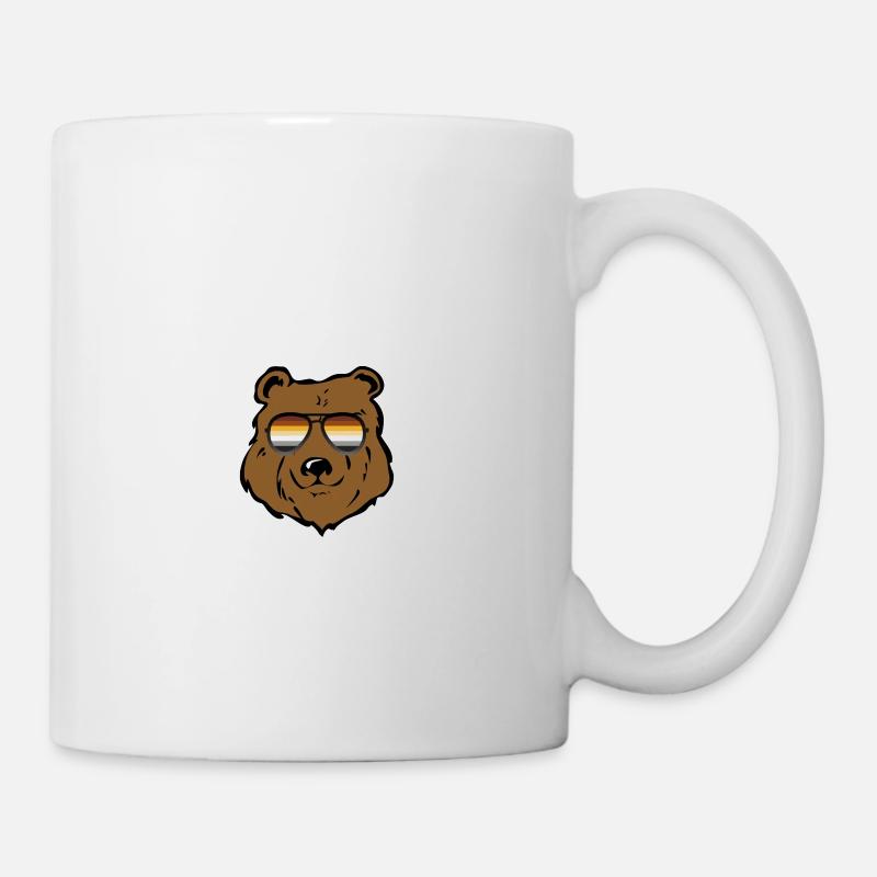BEAR GAY LGBT PRIDE Communauté des ours - Mug blanc - blanc