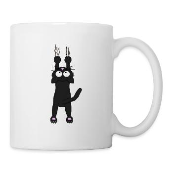 Black cat - Mug - white - Right