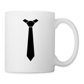 Tie tie tie - Mug - white - Right