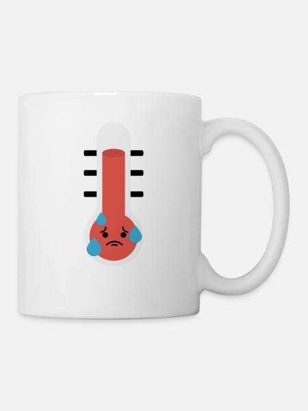 Thermometer - Tasse - Weiß