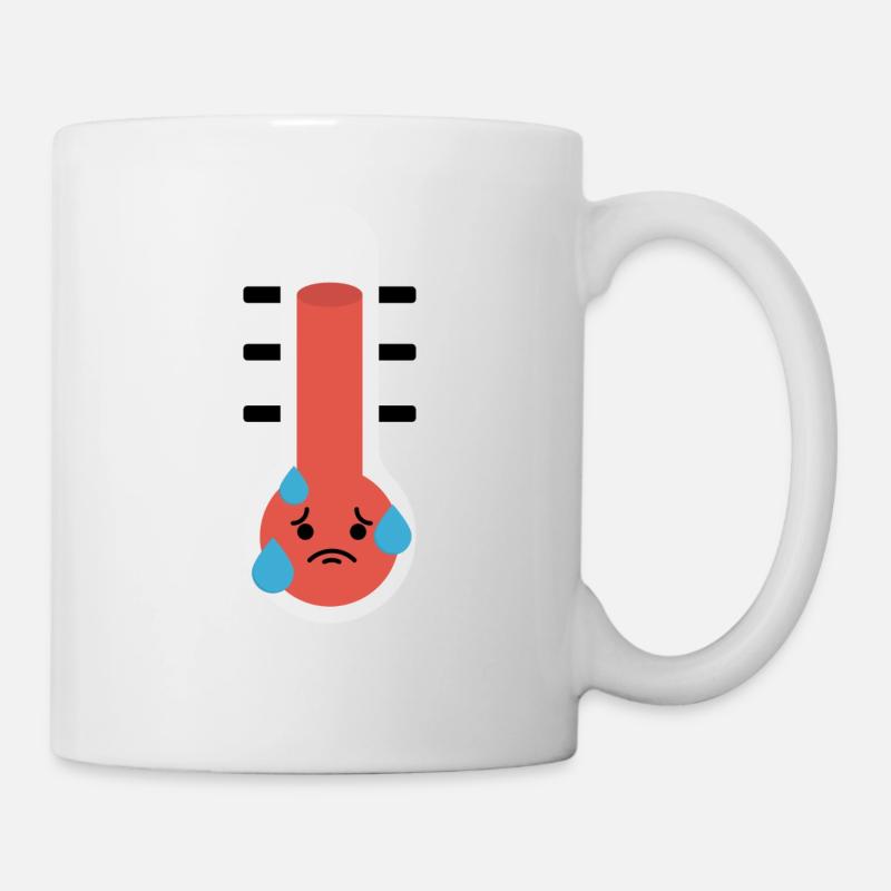 Thermometer - Tasse - Weiß