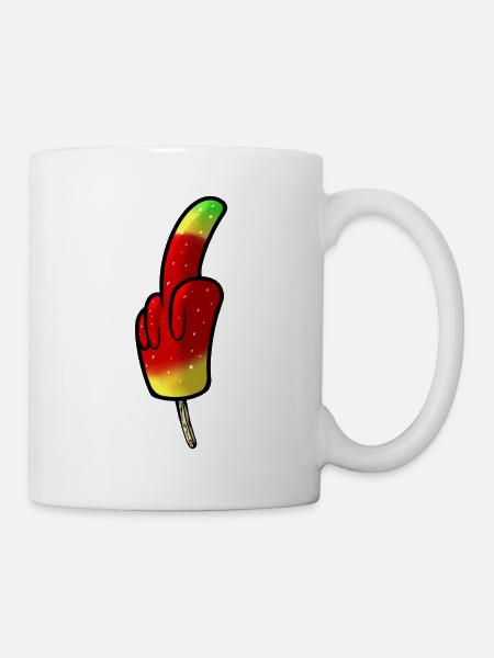 Flutschfinger Eis - Tasse - Weiß