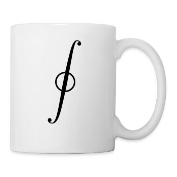 Kurvenintegral - Tasse - Weiß - Rechts