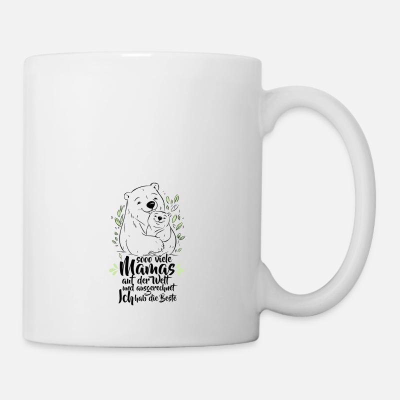 So viele Mamas auf der Welt Muttertag Geschenk - Tasse - Weiß
