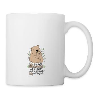 So viele Mamas auf der Welt Muttertag Geschenk - Tasse - Weiß - Rechts