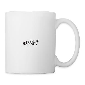 Handball Team Handballer Evolution Handballspieler - Tasse - Weiß - Rechts