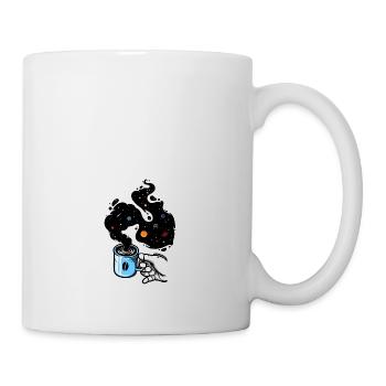 Astronaut - Handbecher Kaffeeraum - Tasse - Weiß - Rechts