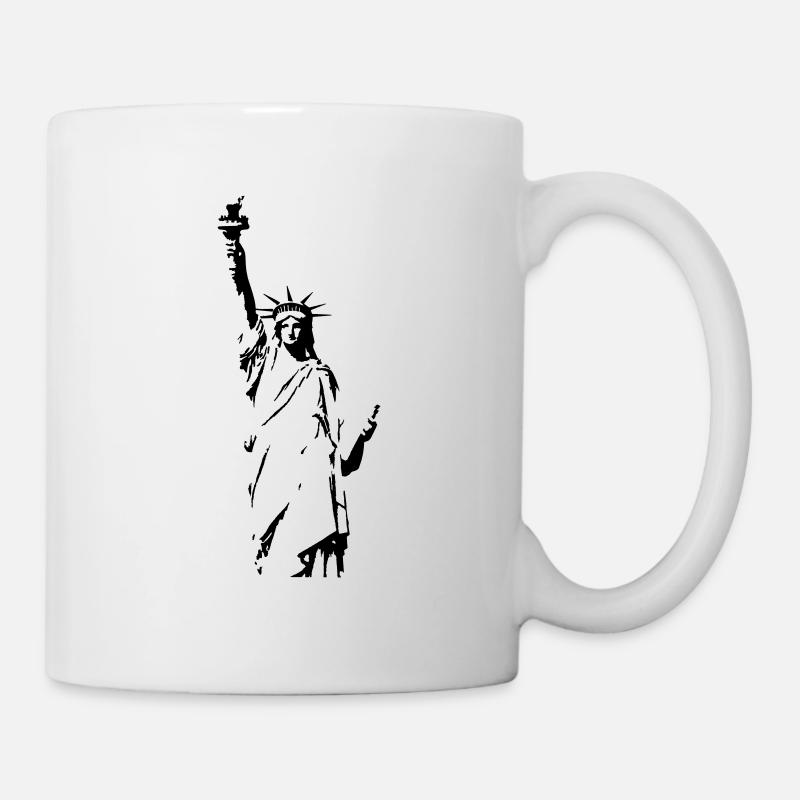 statue de la liberté - Mug blanc - blanc