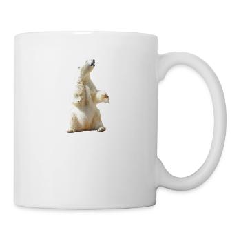 polar bear eisbaer nordpol north pole alaska6 - Tasse - Weiß - Rechts