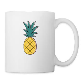 Pineapple - Mug blanc - blanc - Droite