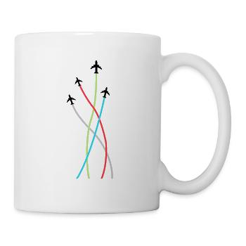 Pilote Fly Jet Avions Avions Geschen - Mug blanc - blanc - Droite