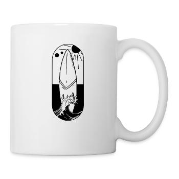 Fernweh-oceanpill - Tasse - Weiß - Rechts