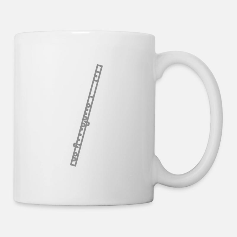 Minimalist Flute - Mug blanc - blanc