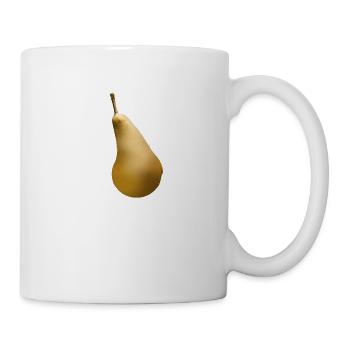 birne,pear,gold,photo,pop-art - Tasse - Weiß - Rechts