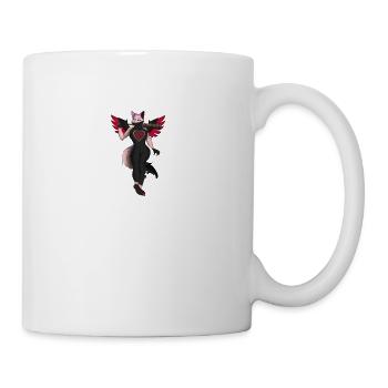 Butterfly mit Baseballschläger - Tasse - Weiß - Rechts
