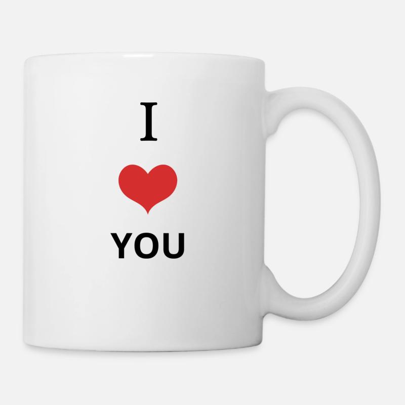 LIEBE DICH - Tasse - Weiß