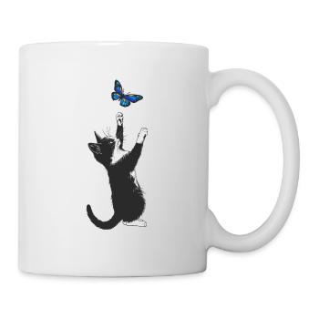 Kitty Butterfly - Mug - white - Right
