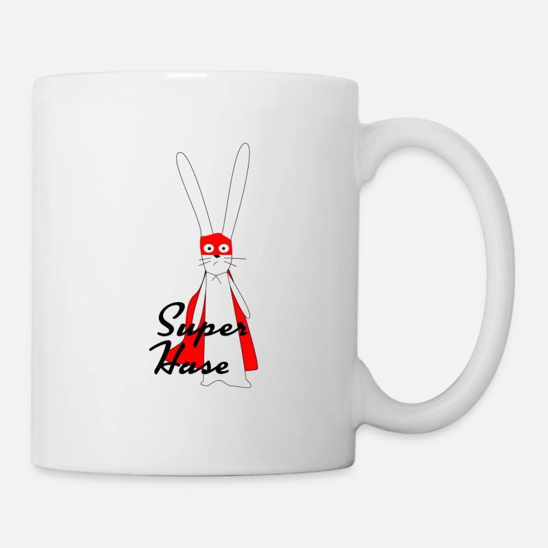 Le super lapin cool - Mug blanc - blanc