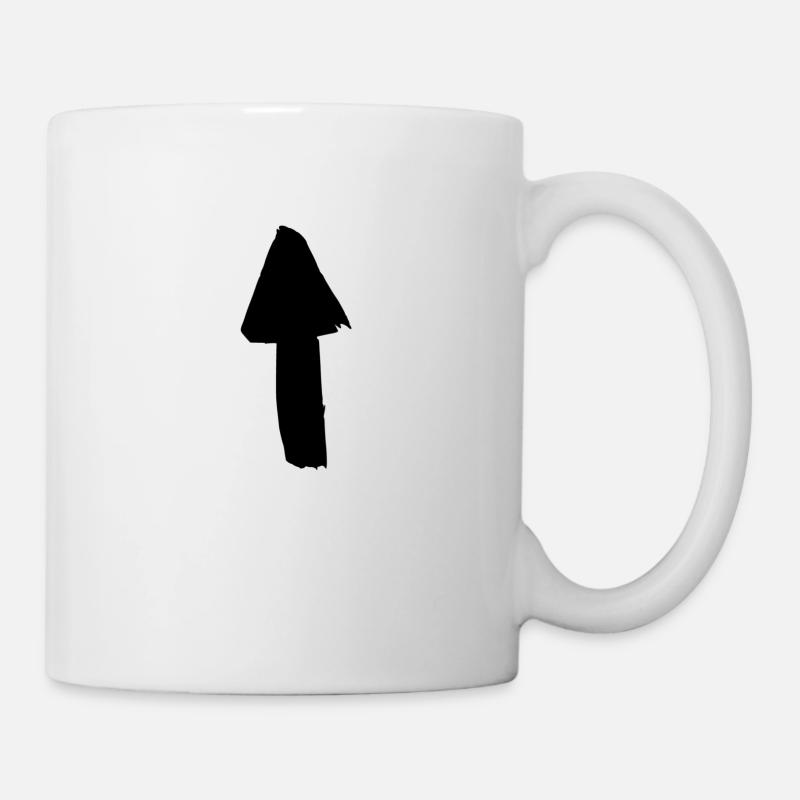 Pfeil - Tasse - Weiß