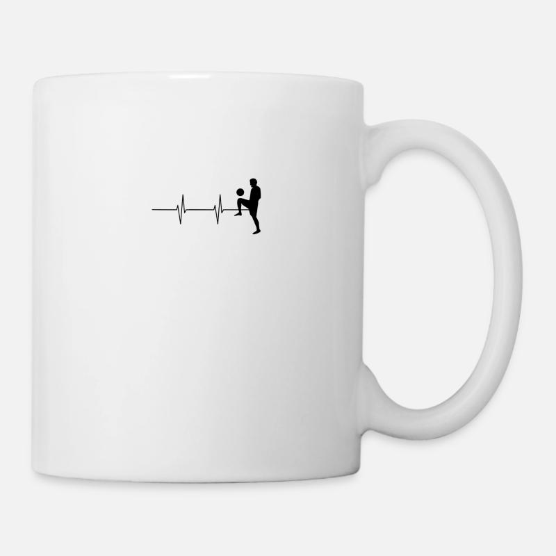 Fußball/soccer - Tasse - Weiß