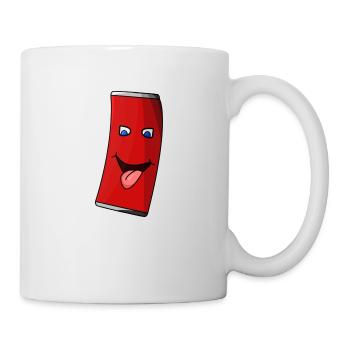 Cola Dose Zunge raus! Cola can toungue out! - Tasse - Weiß - Rechts