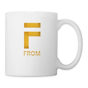 Mein Logo FROM - Tasse - Weiß - Rechts