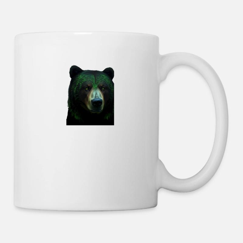 Green Bear - Mug - white