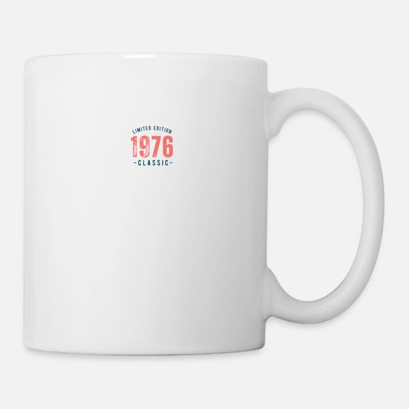 Édition limitée 1976 tshirt cadeau - Mug blanc - blanc
