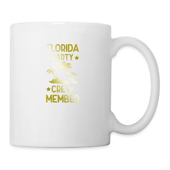 Équipe de fête en Floride - Mug blanc - blanc - Droite