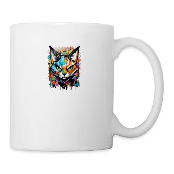 Offizielles Logo von "catfuchs" (Streamer, Gaming) - Tasse - Weiß - Rechts