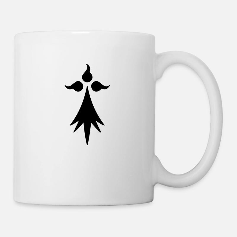 Hermine symbole de la Bretagne - Mug blanc - blanc