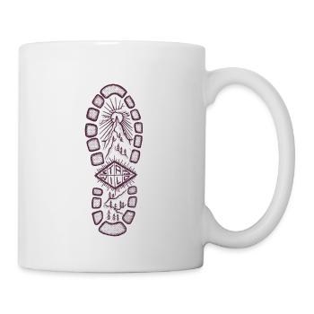 Stay wild red - Mug - white - Right