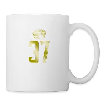 37 Couronne numérique - Mug blanc - blanc - Droite