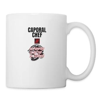 Caporal chef pompier - Mug blanc - blanc - Droite