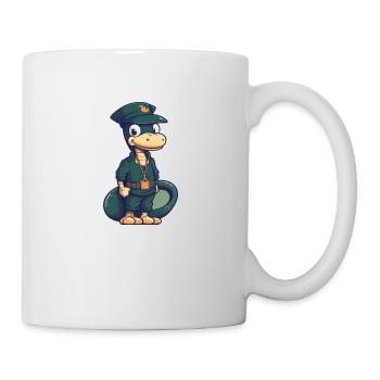 Serpent soldat - Mug blanc - blanc - Droite