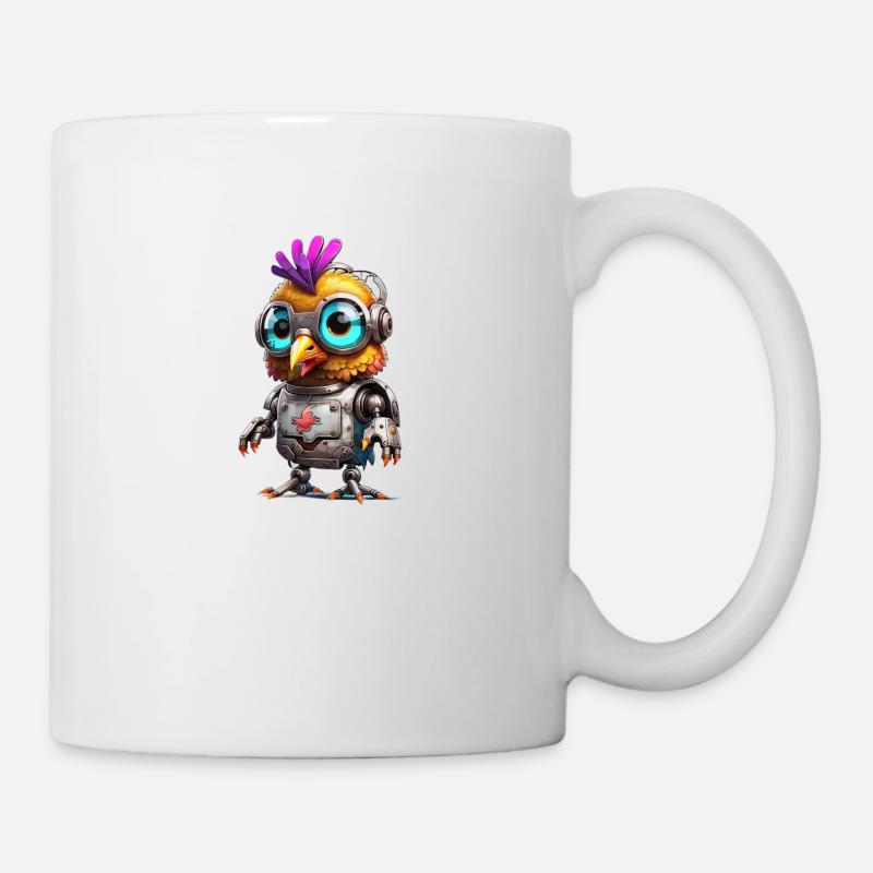 Robo chicken - Tasse - Weiß