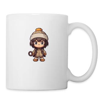 Monkey Winter Comic - Mug - white - Right