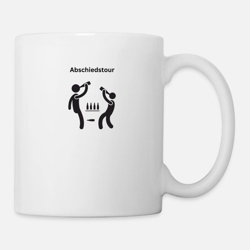 Abschiedstour JGA - Tasse - Weiß