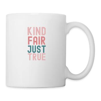 Positive Affirmations in Pastel Colors - Mug - white - Right