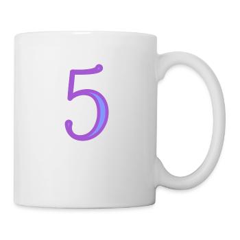 5. CINQ - Mug blanc - blanc - Droite