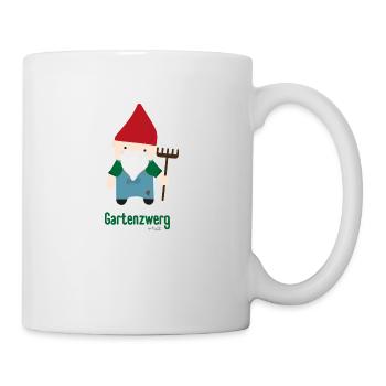 Bunter Garten Gemüse Spaß für kleine Entdecker - Tasse - Weiß - Rechts