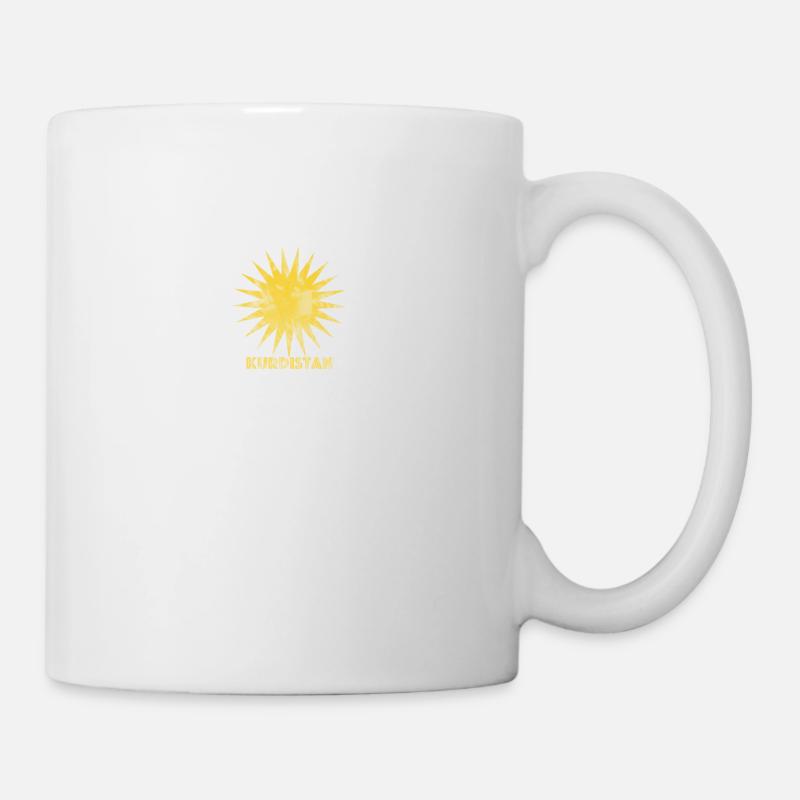Soleil du Kurdistan, Soleil du Kurdistan. - Mug blanc - blanc
