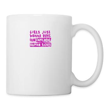 FunDamental Rights pink - Tasse - Weiß - Rechts