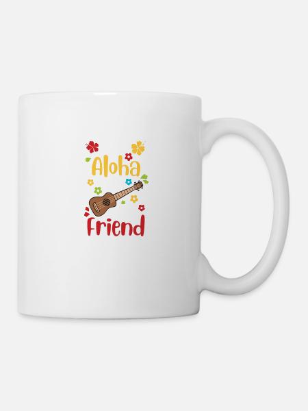 Say Aloha To My Little Friend - Tasse - Weiß