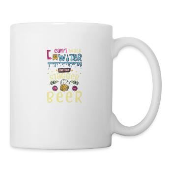 I Can't Walk On Water - Tasse - Weiß - Rechts