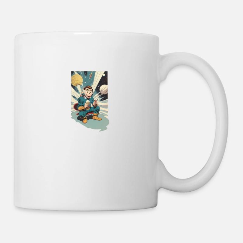 Galaktischer Eisaffe - Tasse - Weiß
