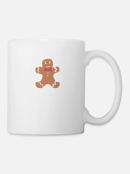 Lebkuchen Weihnachten Christmas Geschenk - Tasse - Weiß